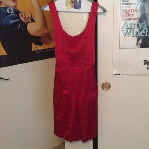 Red, formal dress